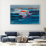 Colour Drift , Hand-Painted Canvas