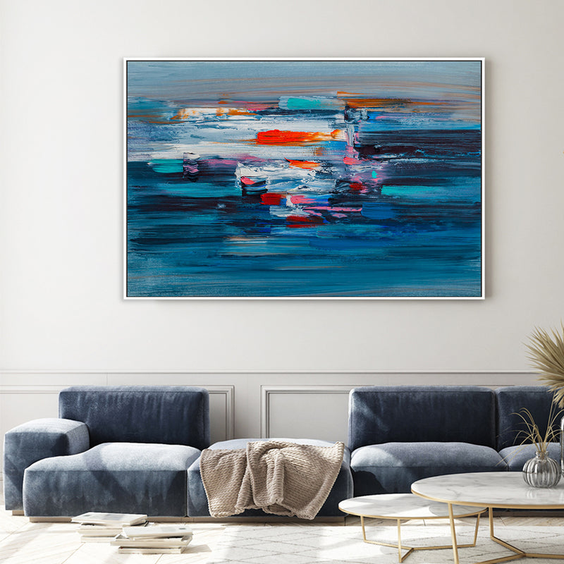 Colour Drift , Hand-Painted Canvas
