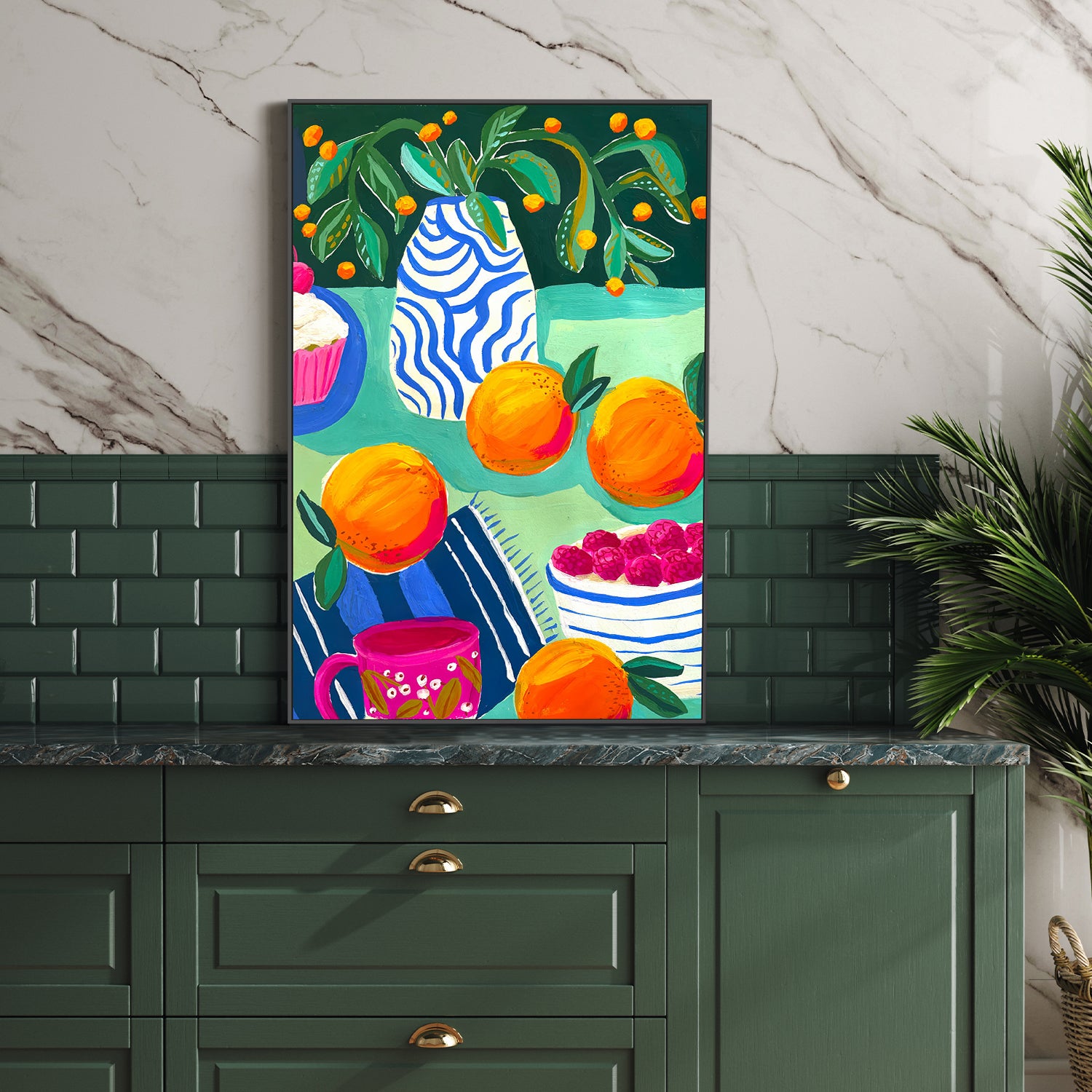 Oranges, Berries And Cupcakes