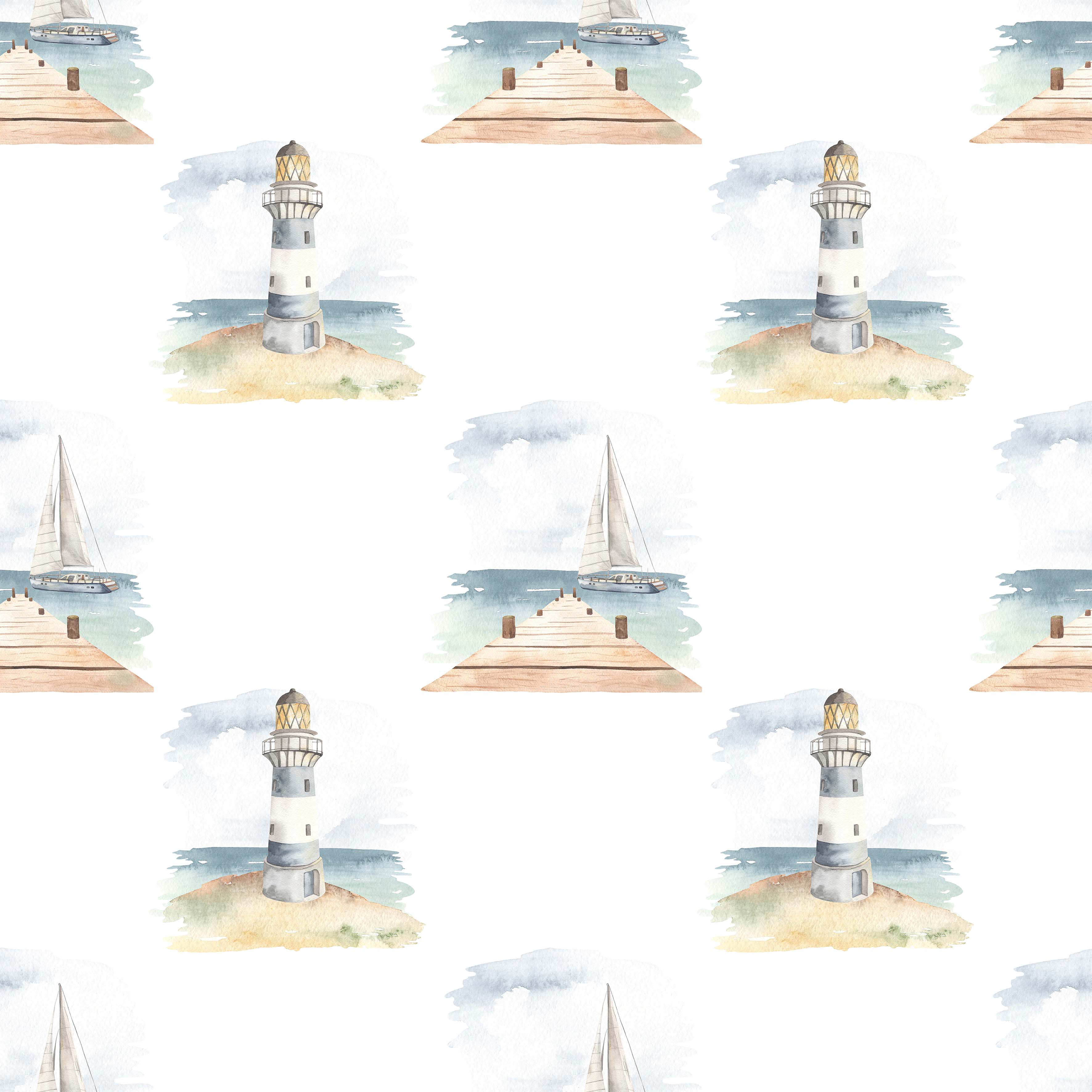 Lighthouse-wallpaper-eco-friendly-easy-removal-Gioia Wall Art-1