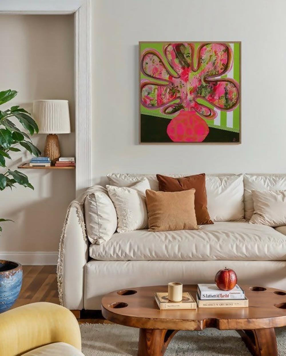 Lime Splice-by-Lindy Farley-original art-Gioia