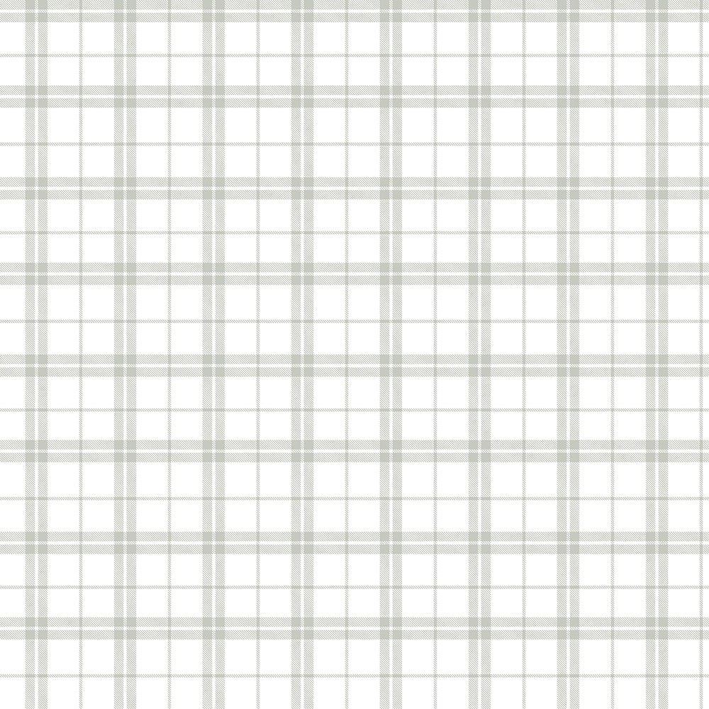 Line Gingham Wallpaper