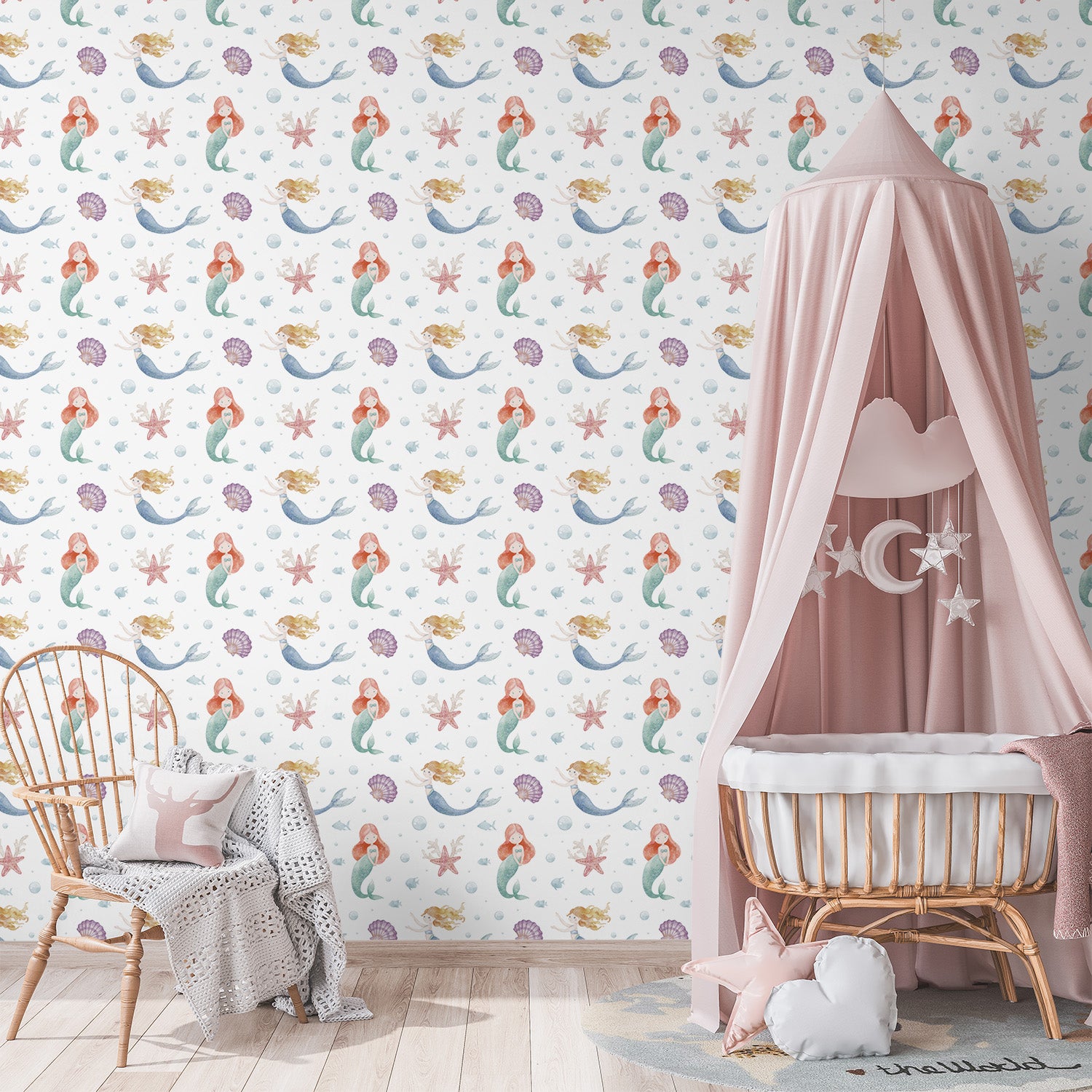 Little Mermaid-wallpaper-eco-friendly-easy-removal-Gioia Wall Art-5