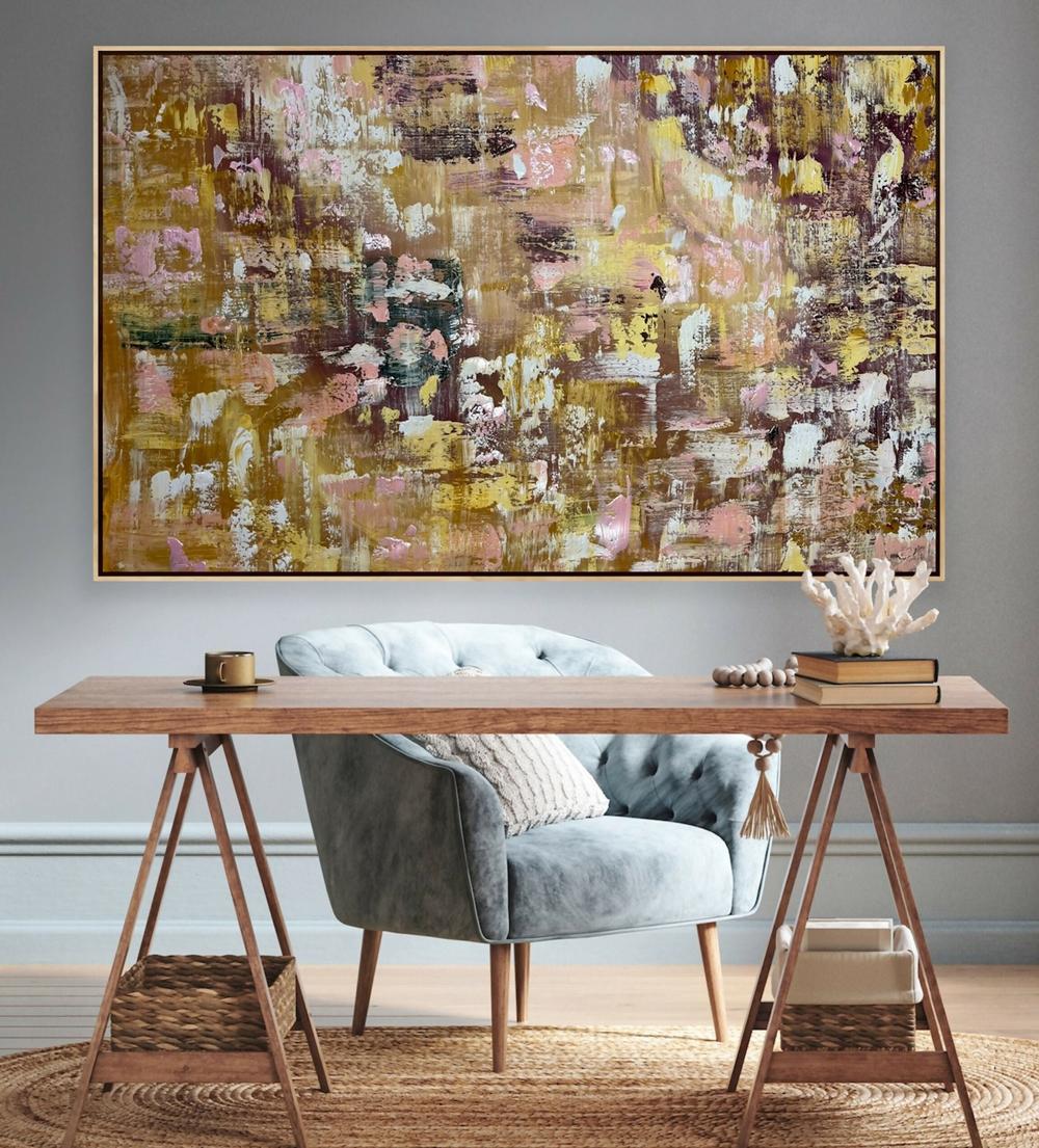 Long Afternoons and Golden Light-by-Alanah Jarvis-original art-Gioia