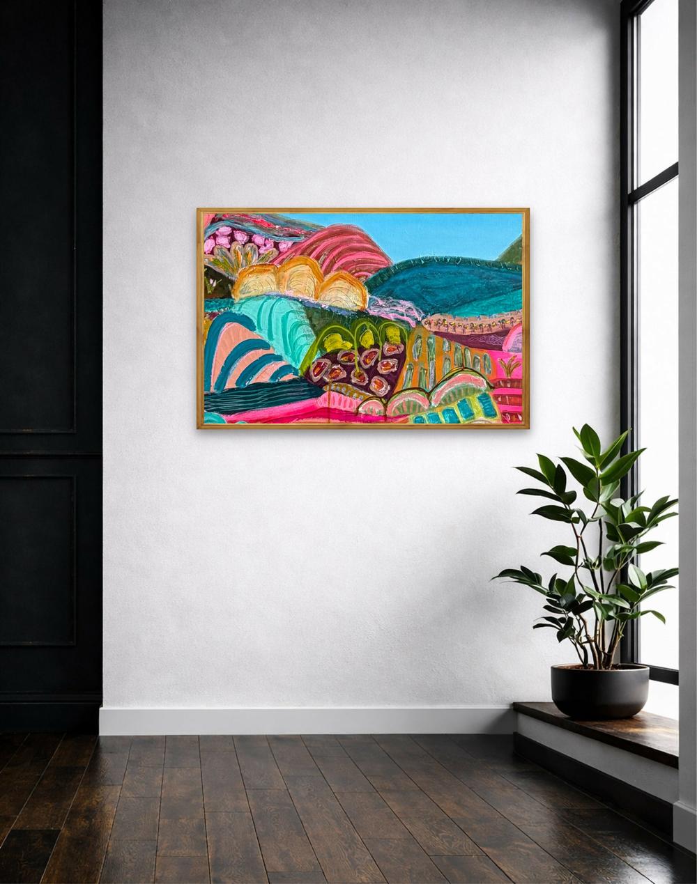 Long Way From Anywhere-by-Lindy Farley-original art-Gioia
