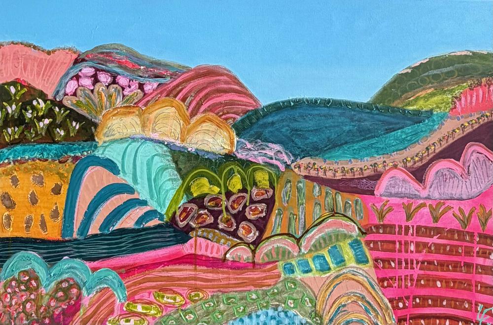 Long Way From Anywhere-by-Lindy Farley-original art-Gioia