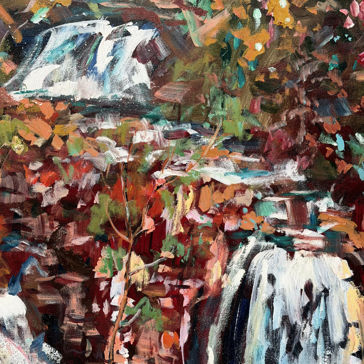 Florence Falls Litchfield National Park. Original hand-painted artwork by Meredith Howse.