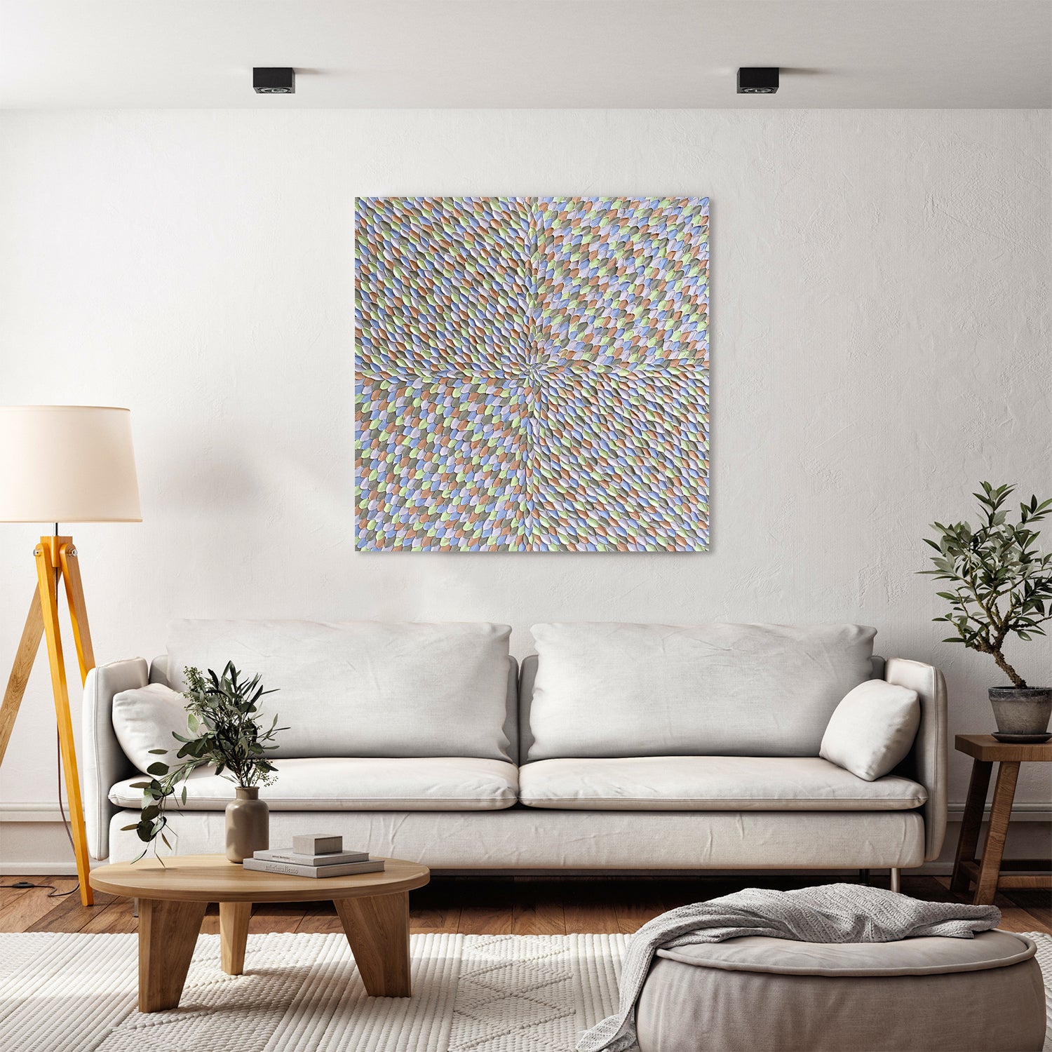 Marshmallow, Original Hand-Painted Canvas By Guzaliya Xavier-by-Guzaliya Xavier-original art-Gioia