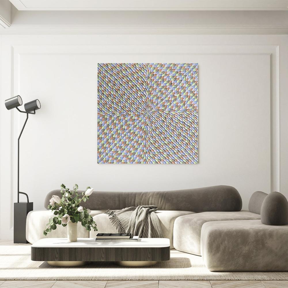 Marshmallow, Original Hand-Painted Canvas By Guzaliya Xavier-by-Guzaliya Xavier-original art-Gioia