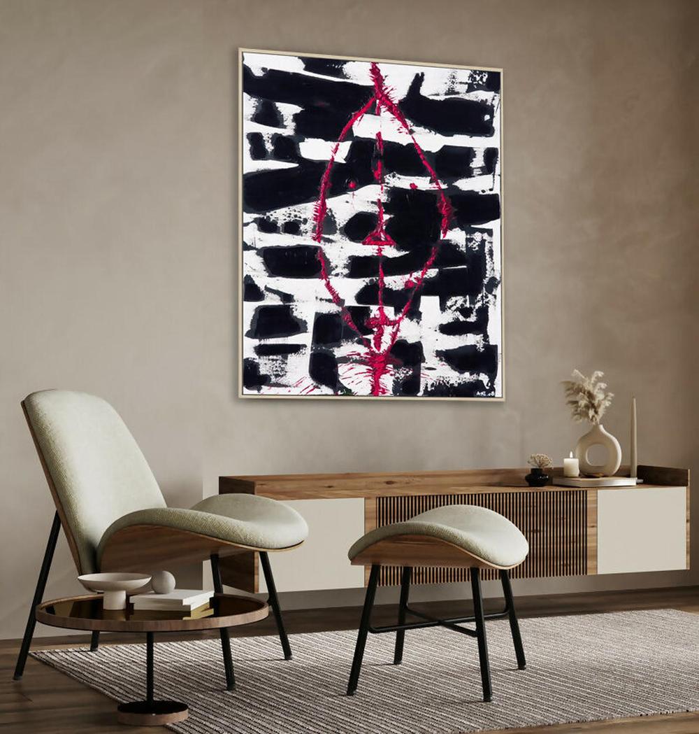 Mask, Original Hand-Painted Canvas By Ani Ipradjian-by-Ani Ipradjian-original art-Gioia