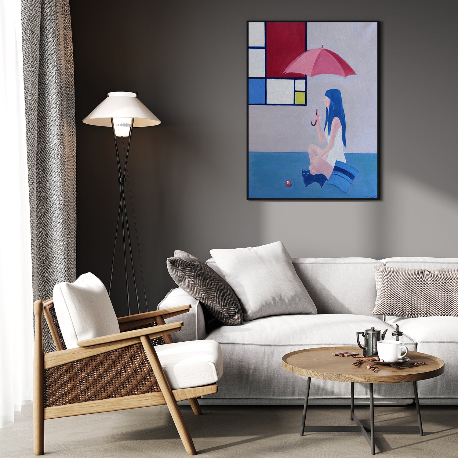 Me And Mondrian, Exclusive To Gioia, By Li Lee-Archer