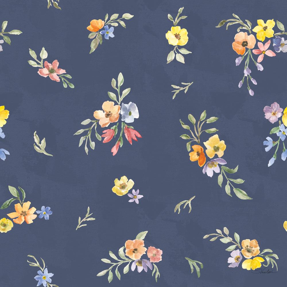 Meadow Song Pattern IIB-wallpaper-eco-friendly-easy-removal-Silvia Vassileva-1