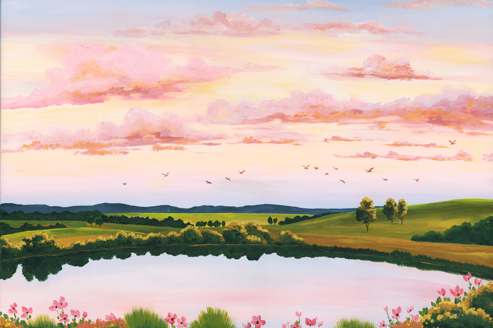 Peachy Skies