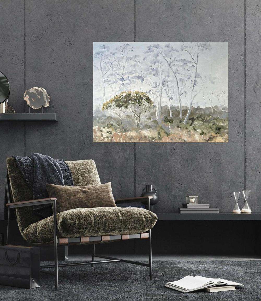 Middlesex Plains, Tasmania. Original hand-painted artwork by Meredith Howse.-by-Meredith Howse-original art-Gioia
