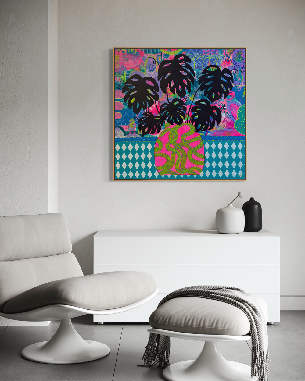 Midnight Magic-by-Lindy Farley-original art-Gioia