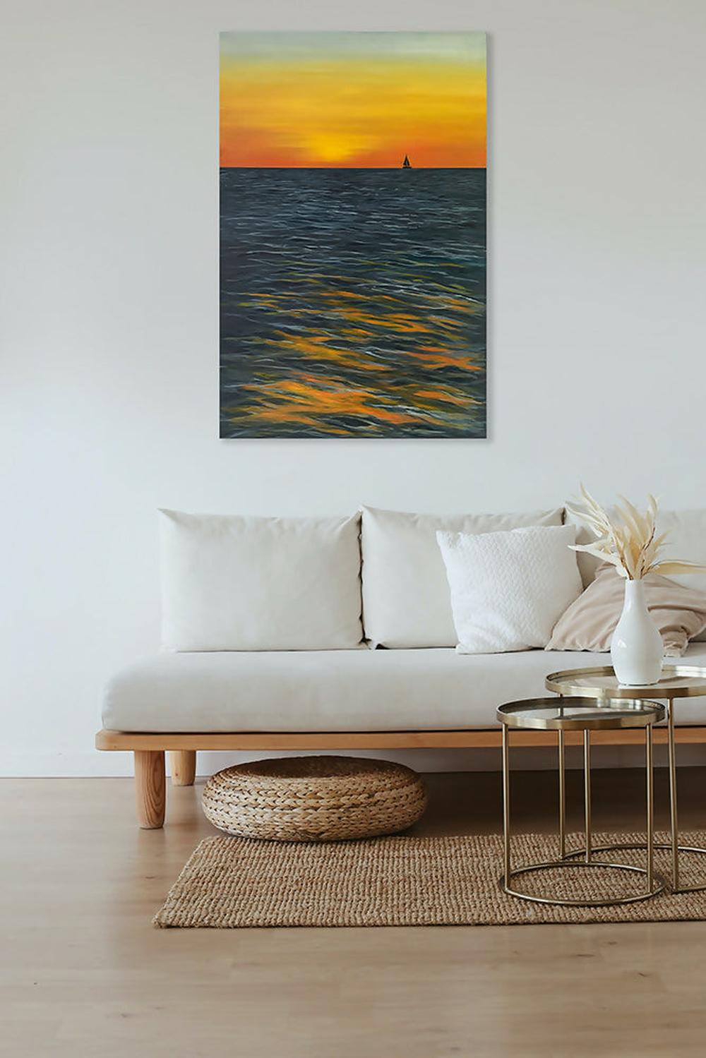 Mindil Beach Sunset-by-Pamela Gleeson-original art-Gioia