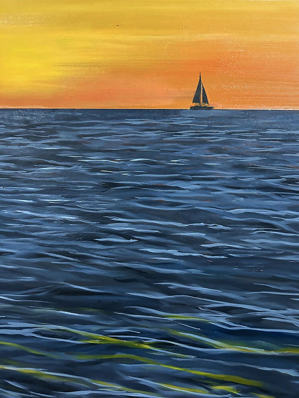 Mindil Beach Sunset-by-Pamela Gleeson-original art-Gioia