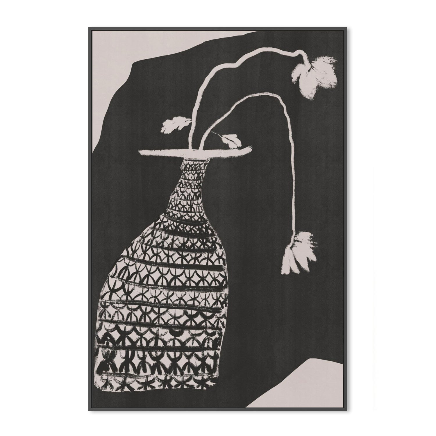 Monochrome Vase Still Life
