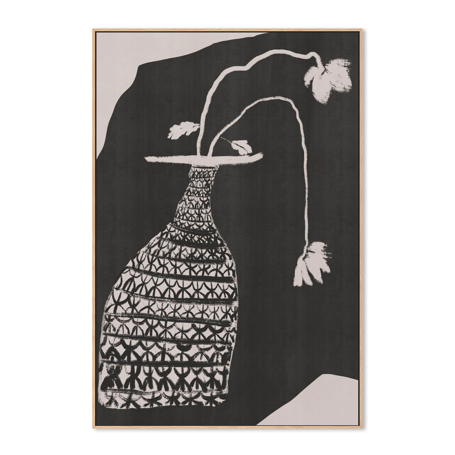 Monochrome Vase Still Life