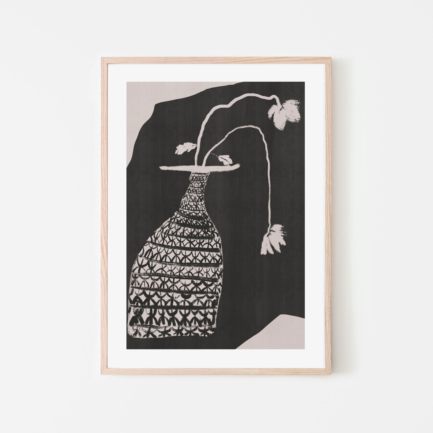 Monochrome Vase Still Life