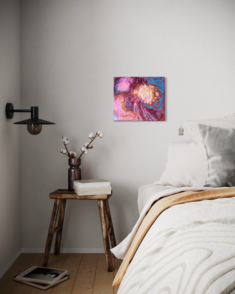Moon Flower-by-Elle Pervez-original art-Gioia