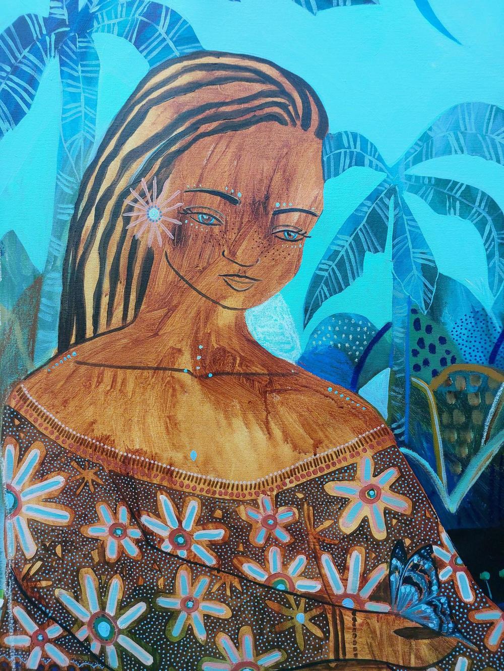 Moonlit Harmony, Original Hand-Painted Canvas By Amanda Skye-by-Amanda Skye-original art-Gioia