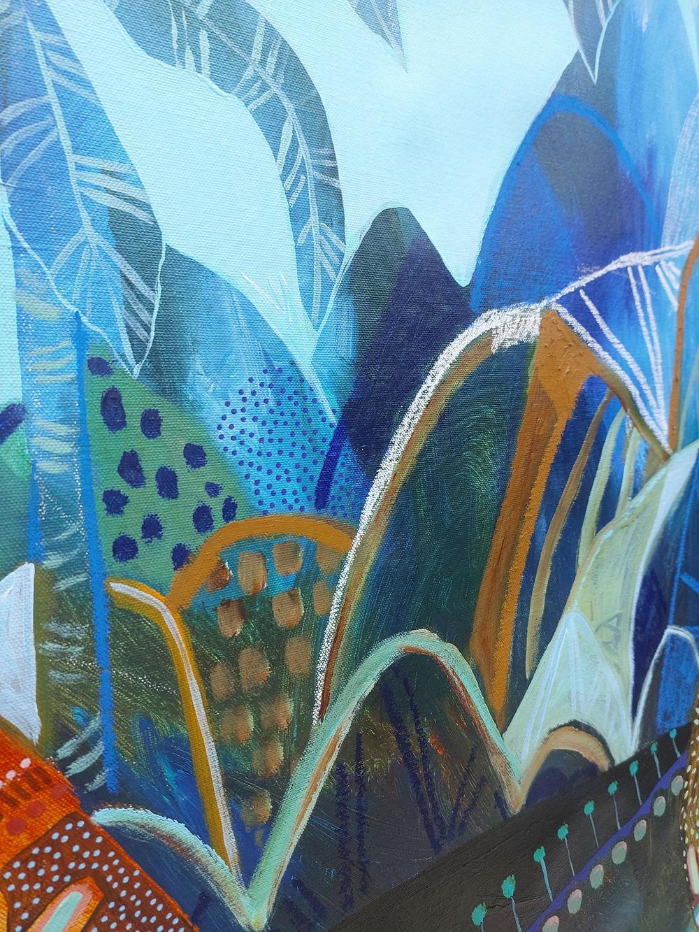 Moonlit Harmony, Original Hand-Painted Canvas By Amanda Skye-by-Amanda Skye-original art-Gioia