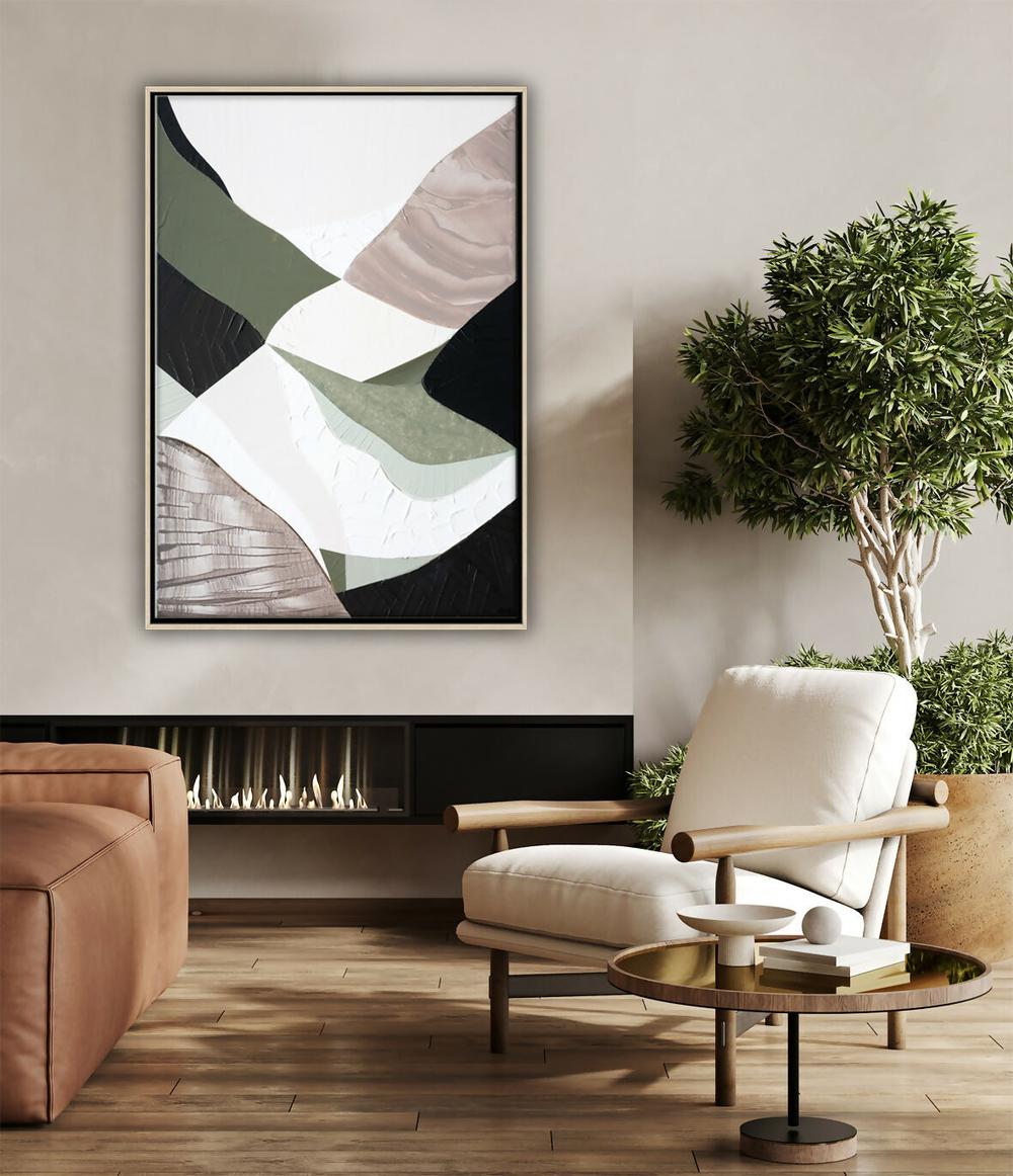 Mountain Ranges 3, Original Hand-Painted Canvas By Ani Ipradjian-by-Ani Ipradjian-original art-Gioia