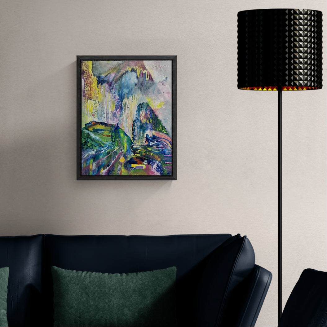 Mountain. Cascade-by-Tara Harris Original Art-original art-Gioia