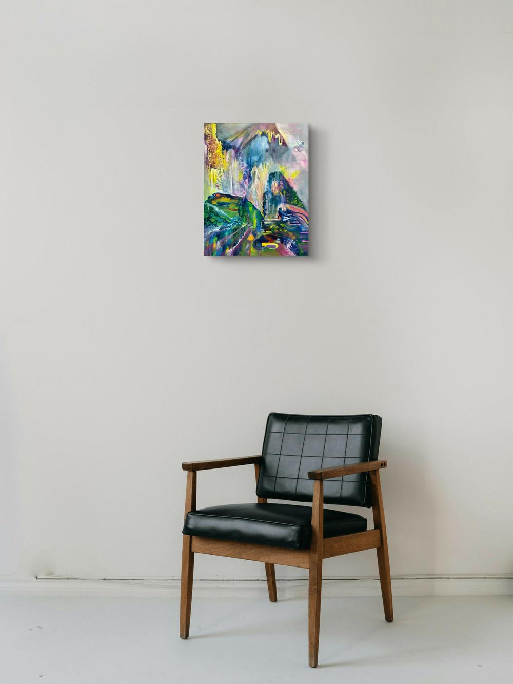 Mountain. Cascade-by-Tara Harris Original Art-original art-Gioia