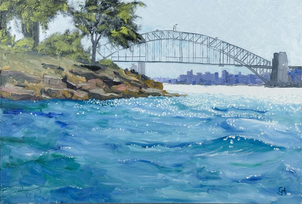 Mrs Macquarie Chair-by-Geoff Hargraves-original art-Gioia