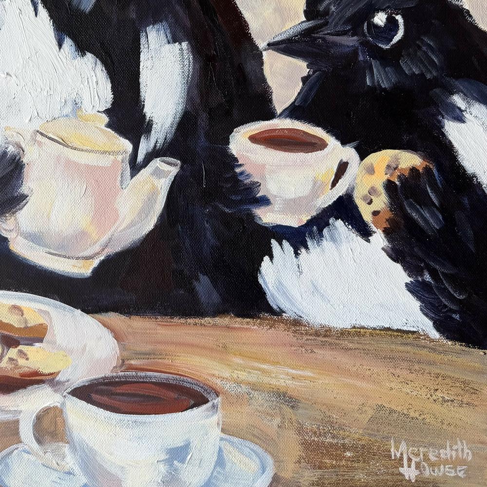 Mum loves Tea , Original Artwork-by-Meredith Howse-original art-Gioia