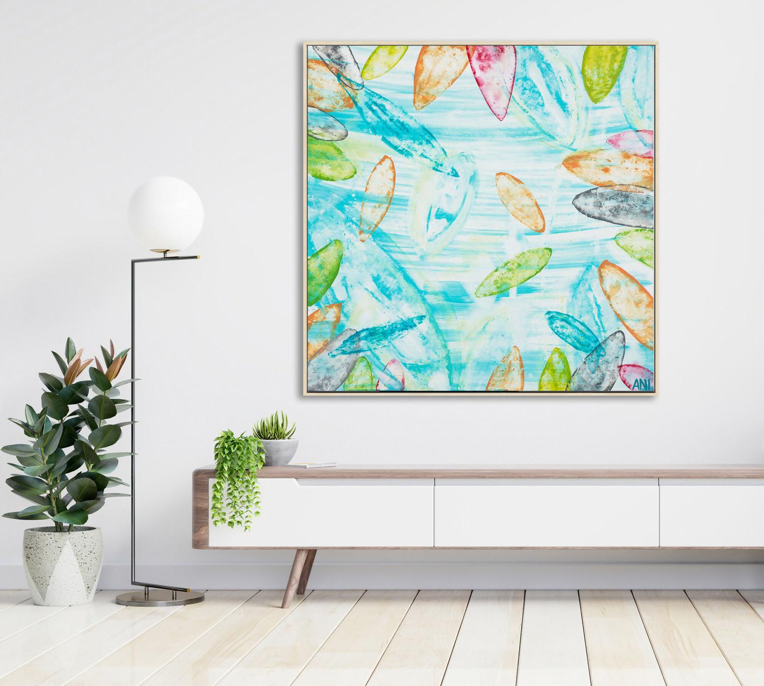 Botanical Spirit, Original HandPainted Canvas By Ani Ipradjian