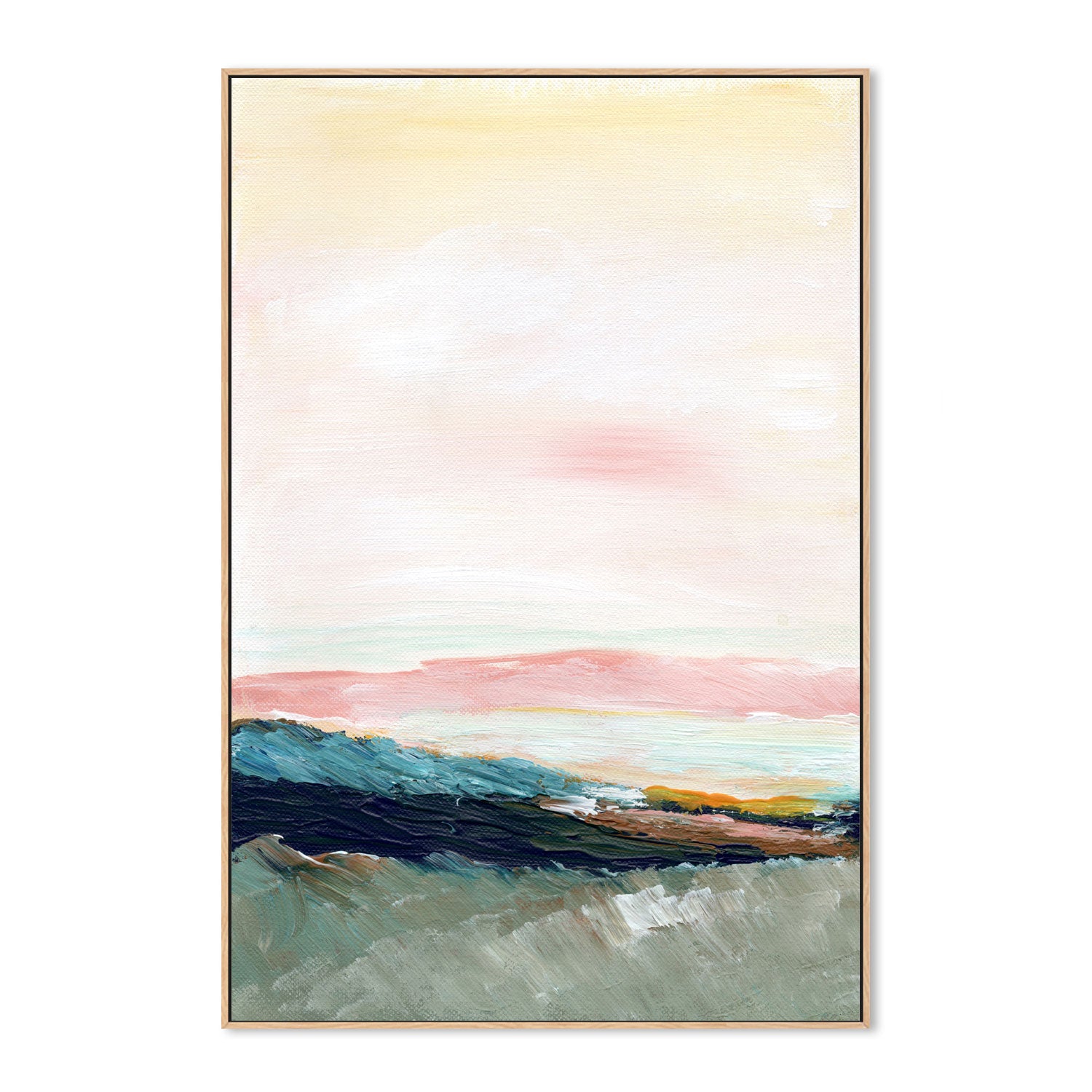 Morning Mist, Style B, Hand-Painted Canvas
