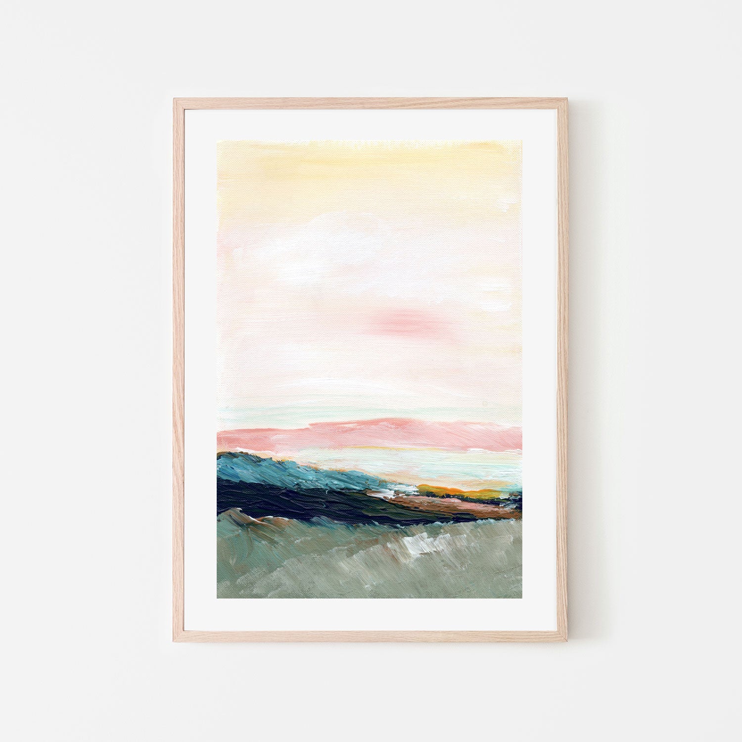 Morning Mist, Style B, Hand-Painted Canvas