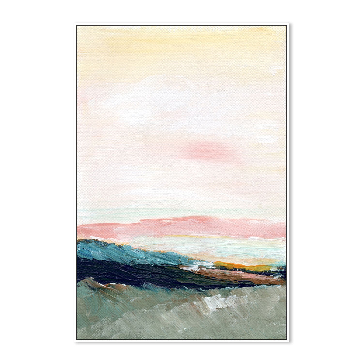 Morning Mist, Style B, Hand-Painted Canvas