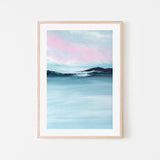 Waves Of Tranquility, Style B, Hand-Painted Canvas