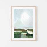 Tranquil Verdure, Hand-Painted Canvas
