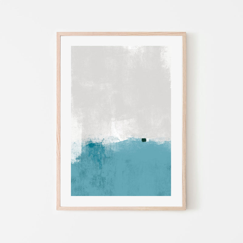 Vibrant Horizons, Hand-Painted Canvas
