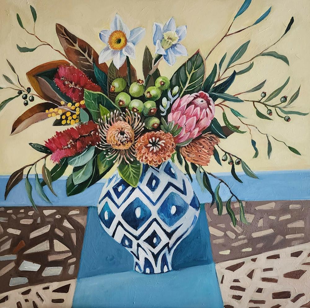 Native Bouquet-by-Susan Trudinger Original Art-original art-Gioia