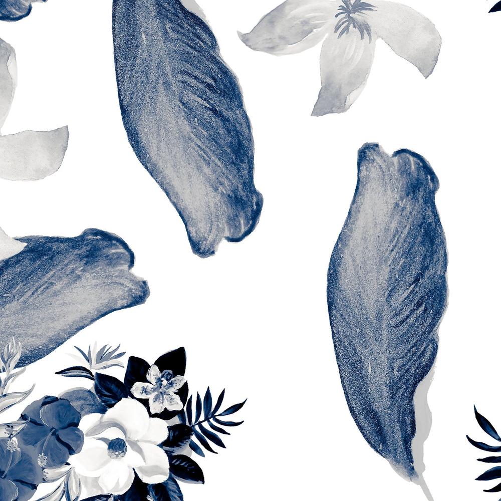 Nautical Blue Flowers-wallpaper-eco-friendly-easy-removal-Gioia Wall Art-4