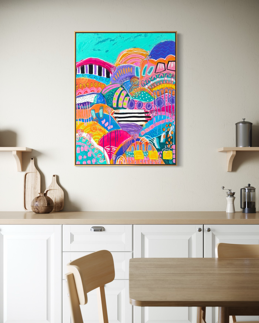 Neon Mirage-by-Lindy Farley-original art-Gioia