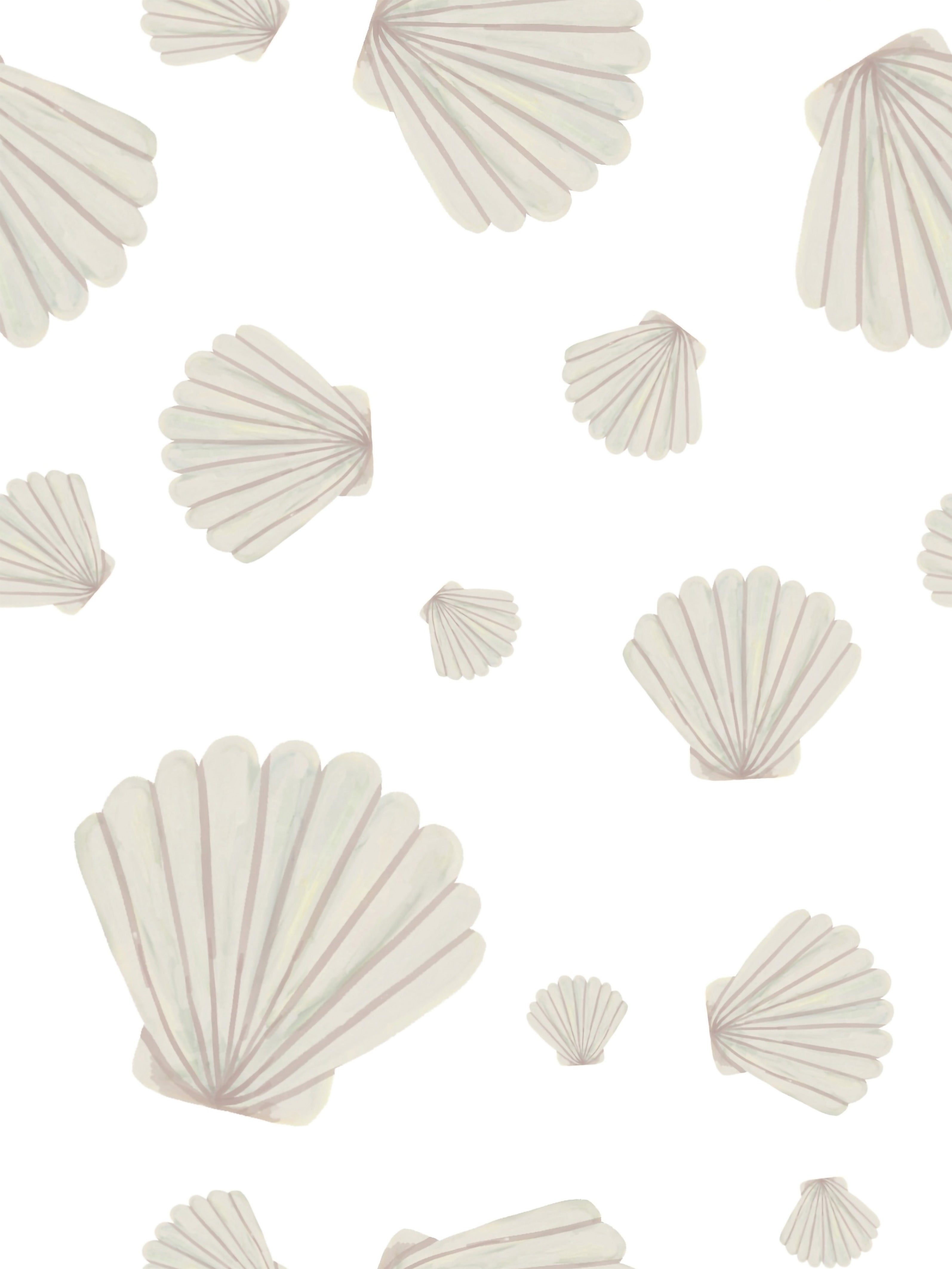 Neutral Scallops-wallpaper-eco-friendly-easy-removal-Gioia Wall Art-1