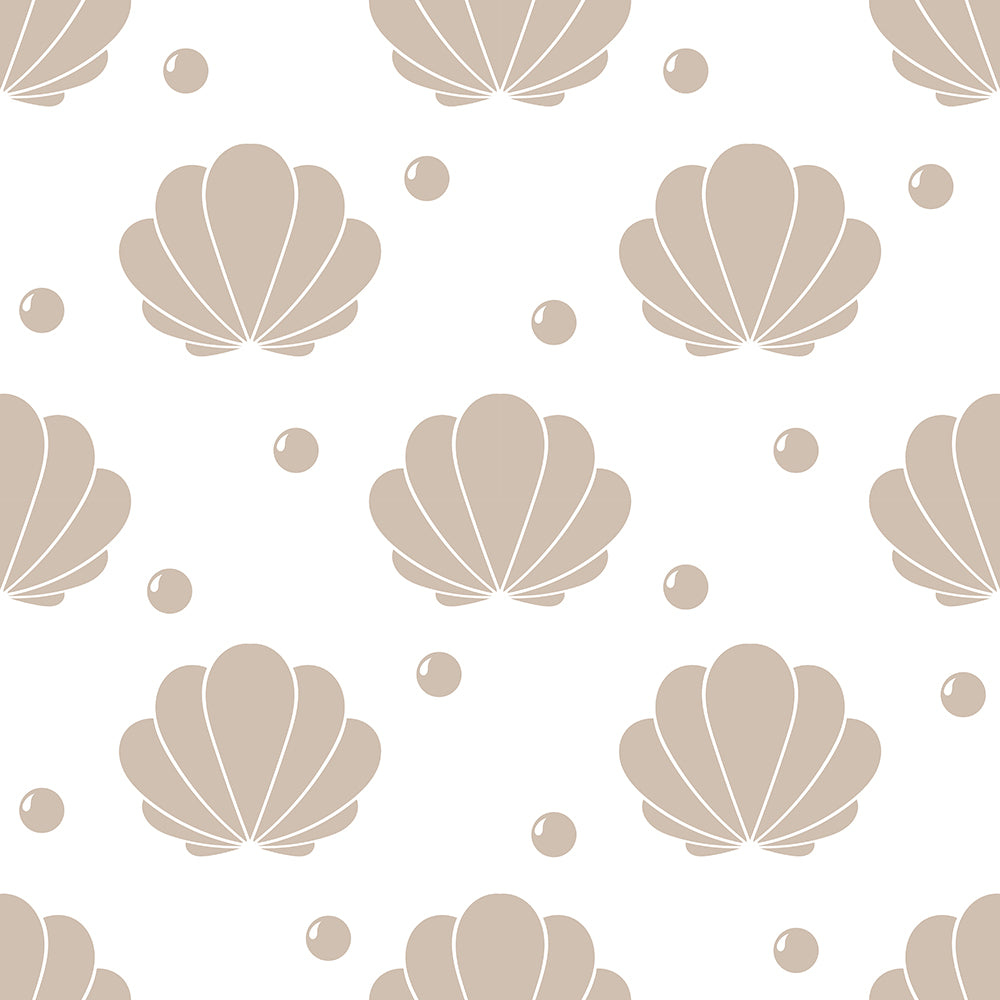 Neutral Shells-wallpaper-eco-friendly-easy-removal-Gioia Wall Art-1