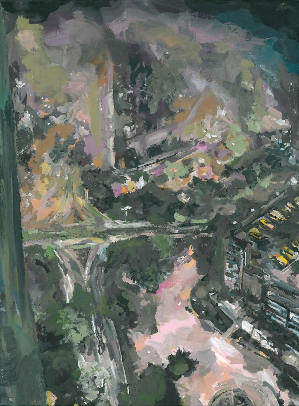 Nightview-by-Alice Kwan-original art-Gioia