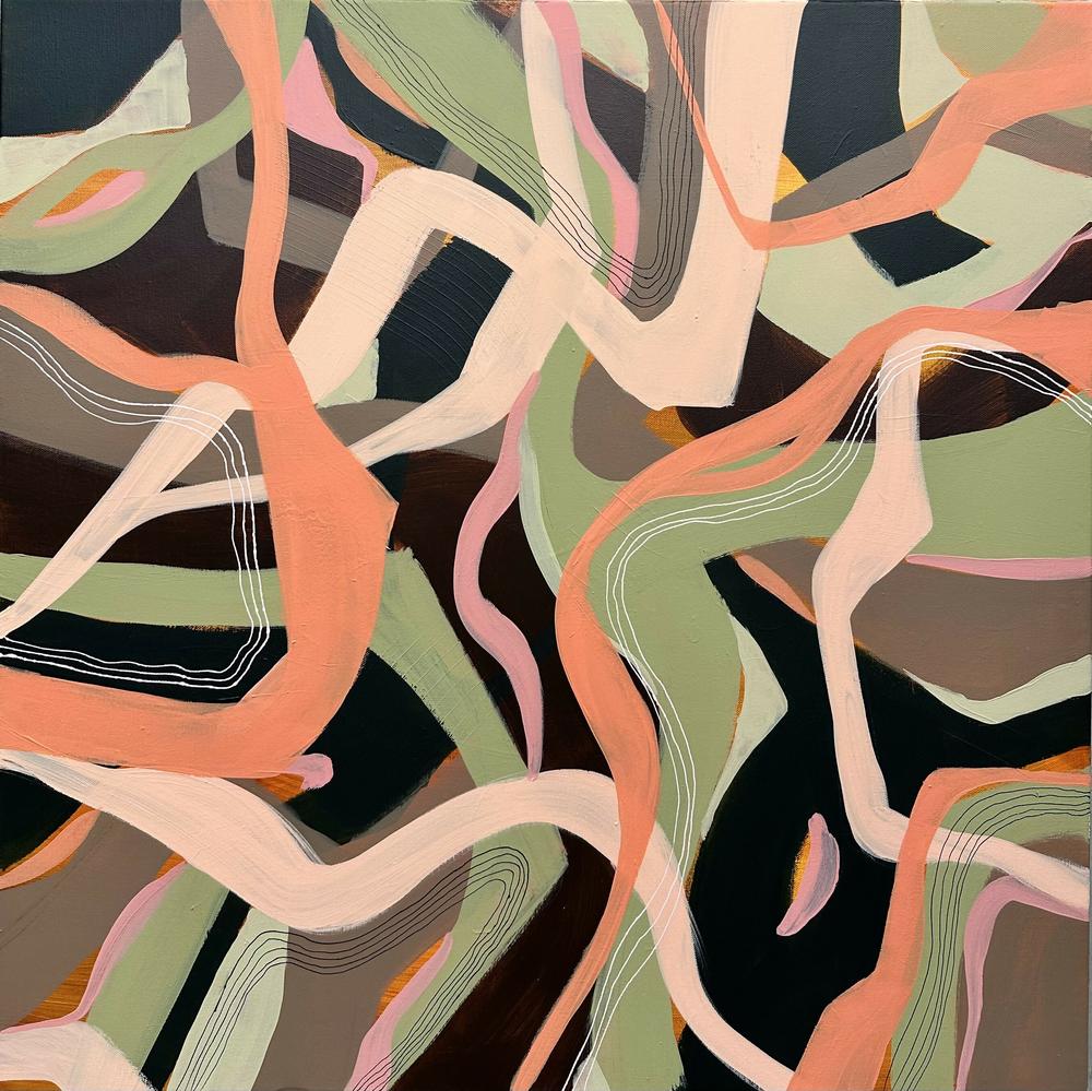Notes from the forest floor-by-Sibylle Zinnocker-original art-Gioia