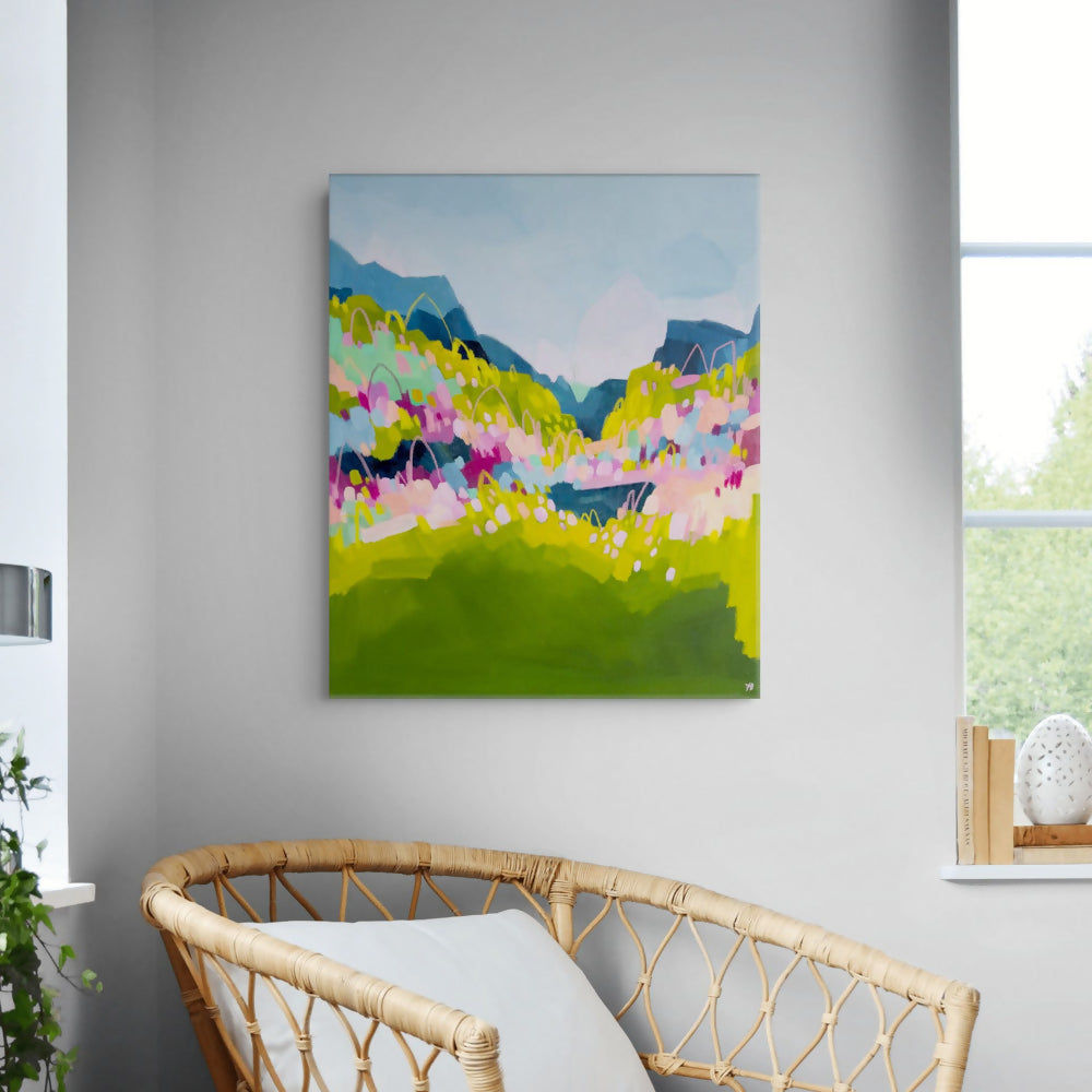 'On The Bright Side' Original-by-Fiona Brown Art-original art-Gioia