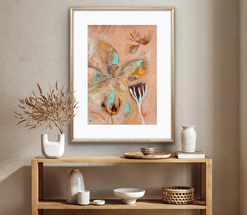 Opaline Petals-by-Carrie Welsh-original art-Gioia
