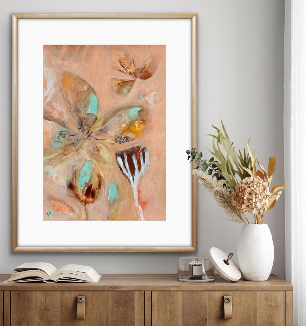Opaline Petals-by-Carrie Welsh-original art-Gioia