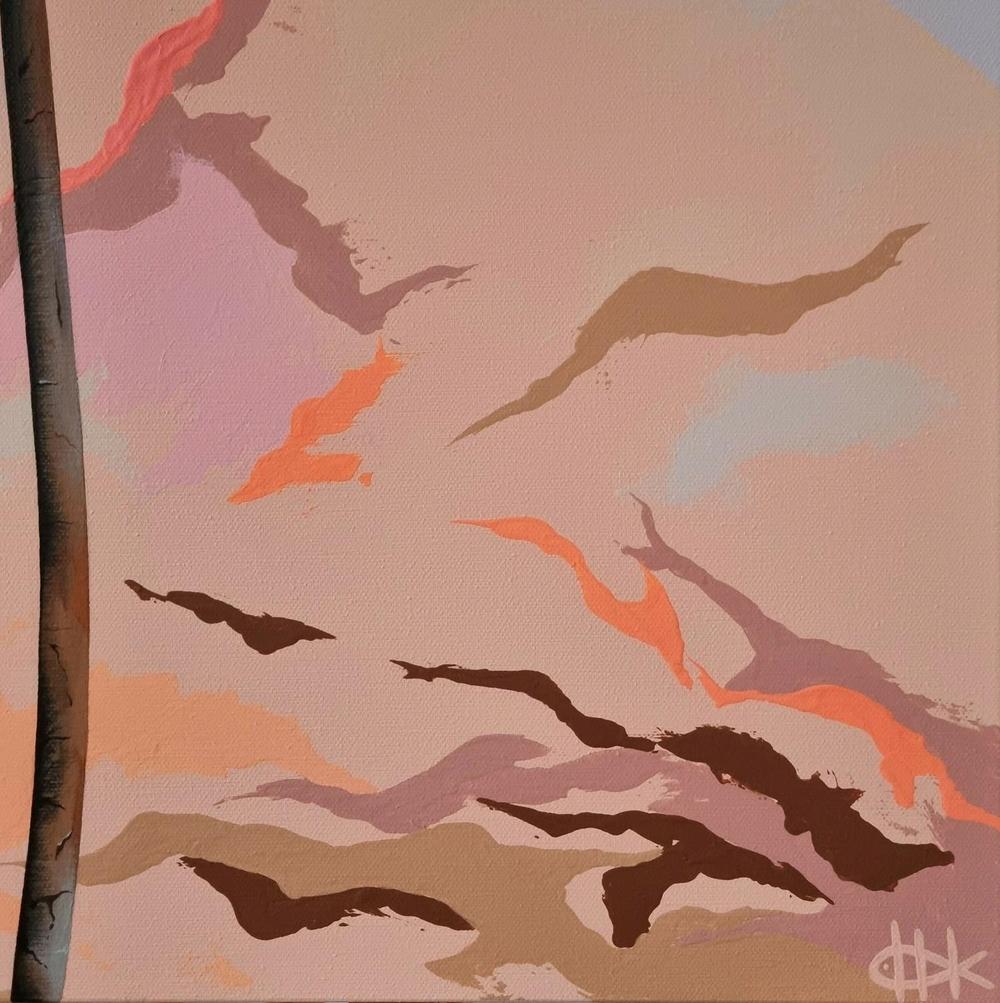 Palm Desert #3, Original Hand-Painted Canvas By Michelle Jirsensky-by-Michelle Jirsensky-original art-Gioia